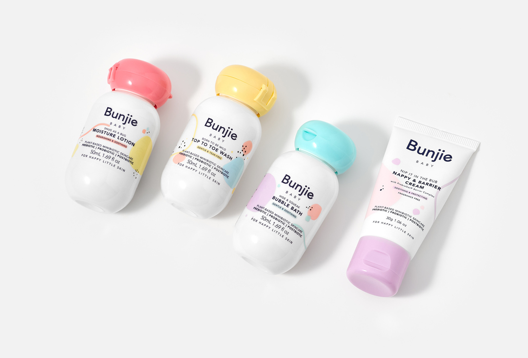 Bunjie Baby Care Kit THE MINIS TRAVEL PACK 5 pcs Bunjie Baby Care Kit THE MINIS TRAVEL PACK