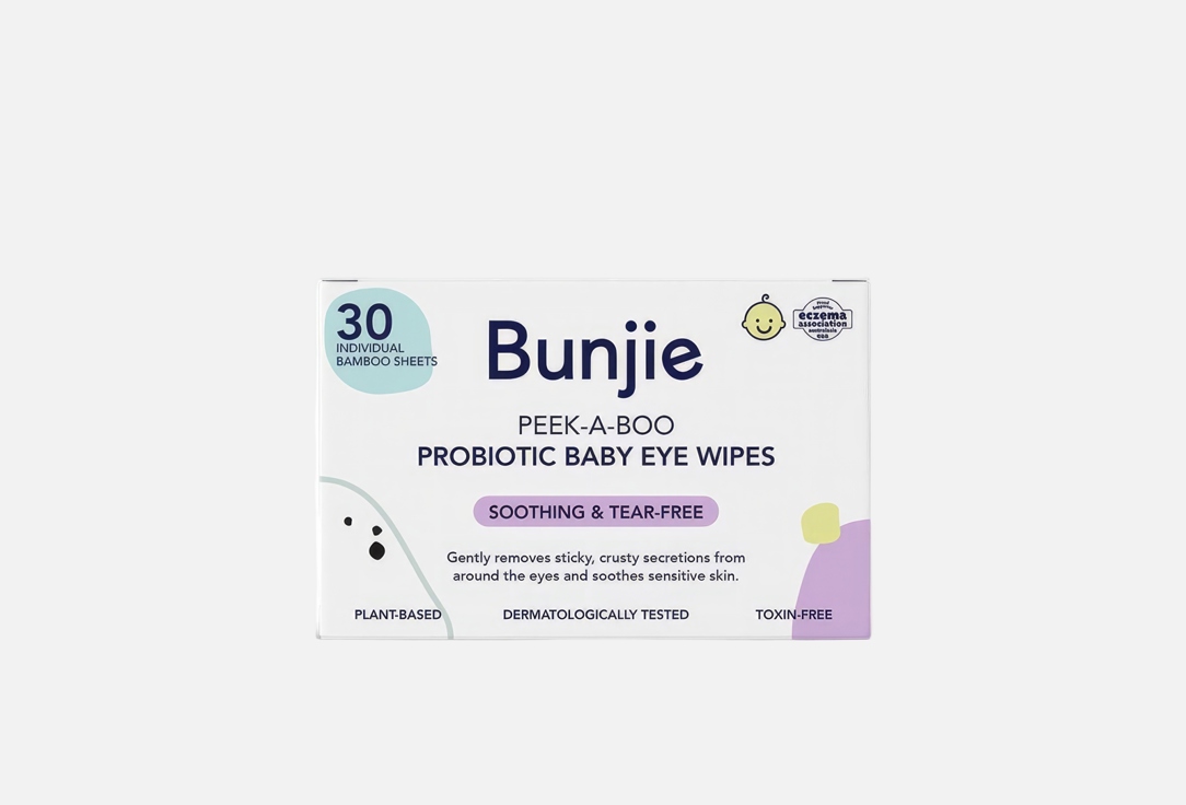 Bunjie Smoothing & Tear-Free Eye Wipes Probiotic EYE WIPES 30 pcs Bunjie Smoothing & Tear-Free Eye Wipes Probiotic EYE WIPES