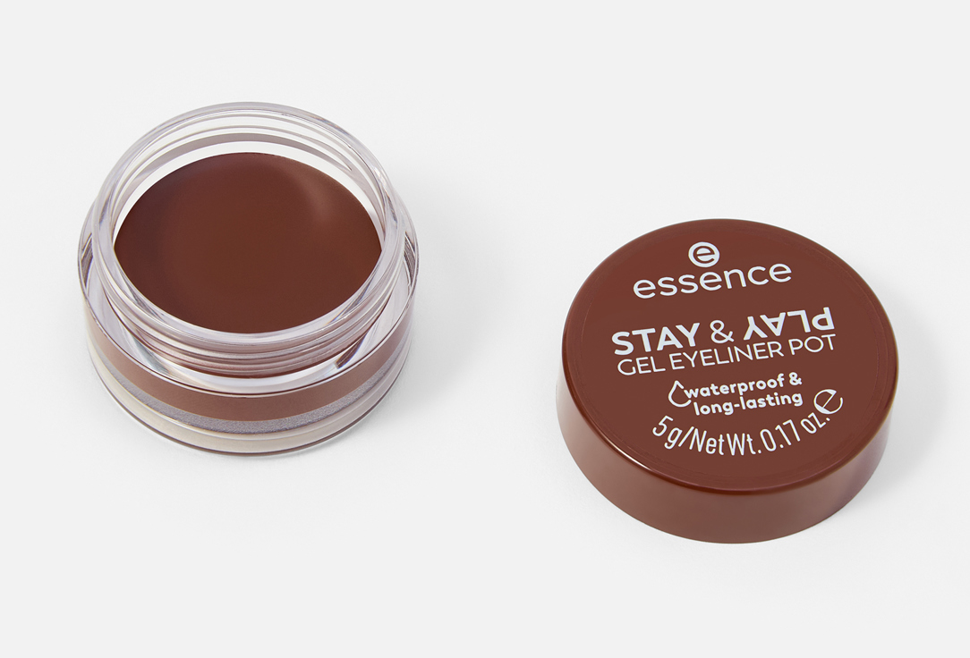 essence GEL EYELINER POT STAY & PLAY