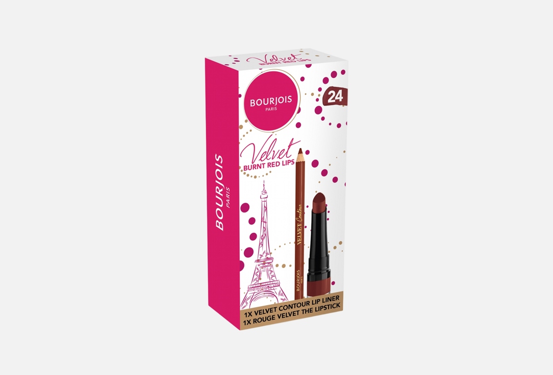Bourjois Lip Liner & Lipstick Kit Velvet
