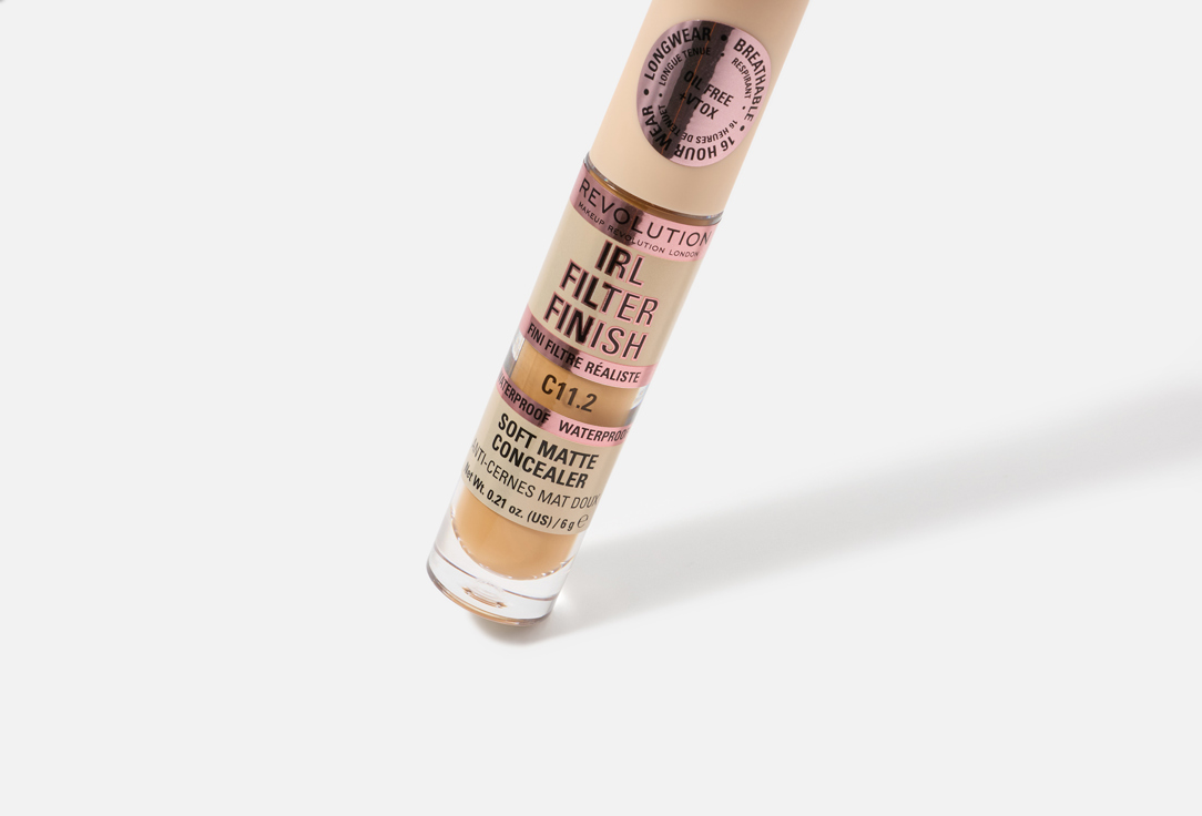 MakeUp Revolution Long-lasting Liquid Concealer Irl Filter Finish
