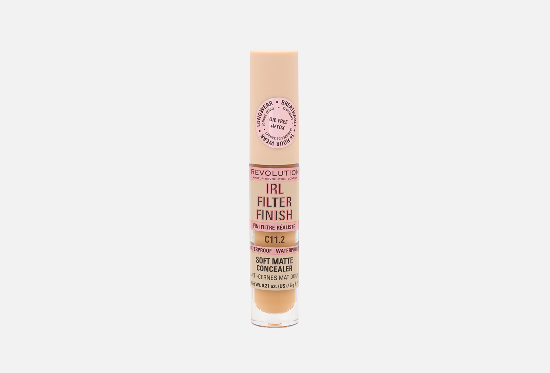 MakeUp Revolution Long-lasting Liquid Concealer Irl Filter Finish