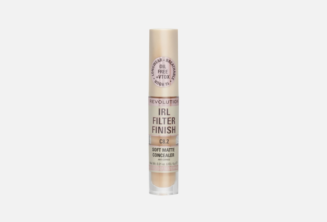 MakeUp Revolution Long-lasting Liquid Concealer Irl Filter Finish C8.2 6 g MakeUp Revolution Long-lasting Liquid Concealer Irl Filter Finish