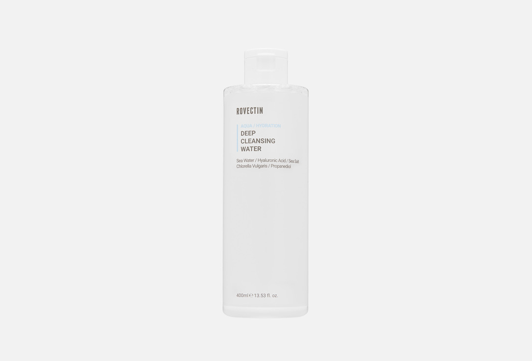 Rovectin Deep Cleansing Water Aqua 400 ml Rovectin Deep Cleansing Water Aqua