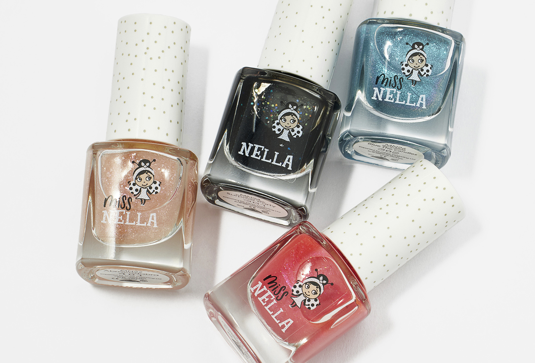 Miss Nella Nail Polish Set Party Set 4 pcs Miss Nella Nail Polish Set Party Set