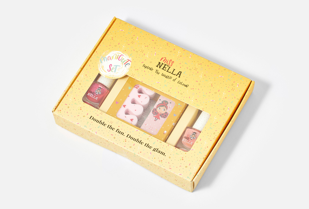 Miss Nella Beauty set for nails Pink Manicute 9 pcs Miss Nella Beauty set for nails Pink Manicute