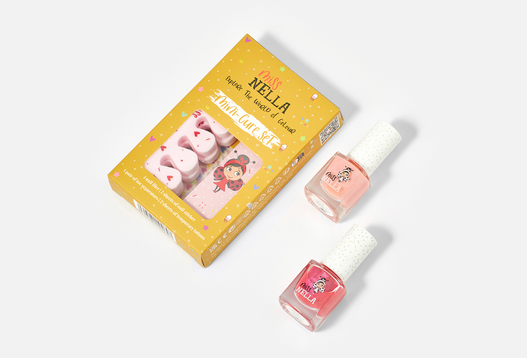Miss Nella Beauty set for nails Pink Manicute 9 pcs Miss Nella Beauty set for nails Pink Manicute