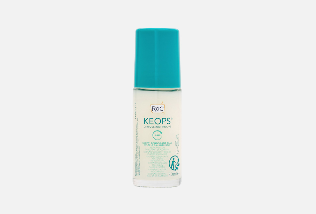 ROC Roll-On 0% Aluminum Deodorant KEOPS 30 ml ROC Roll-On 0% Aluminum Deodorant KEOPS