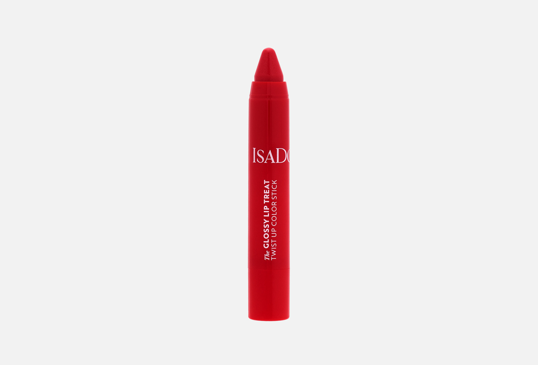 IsaDora Glossy lip color stick Lip treat twist up Rhubarb red 3.3 g IsaDora Glossy lip color stick Lip treat twist up