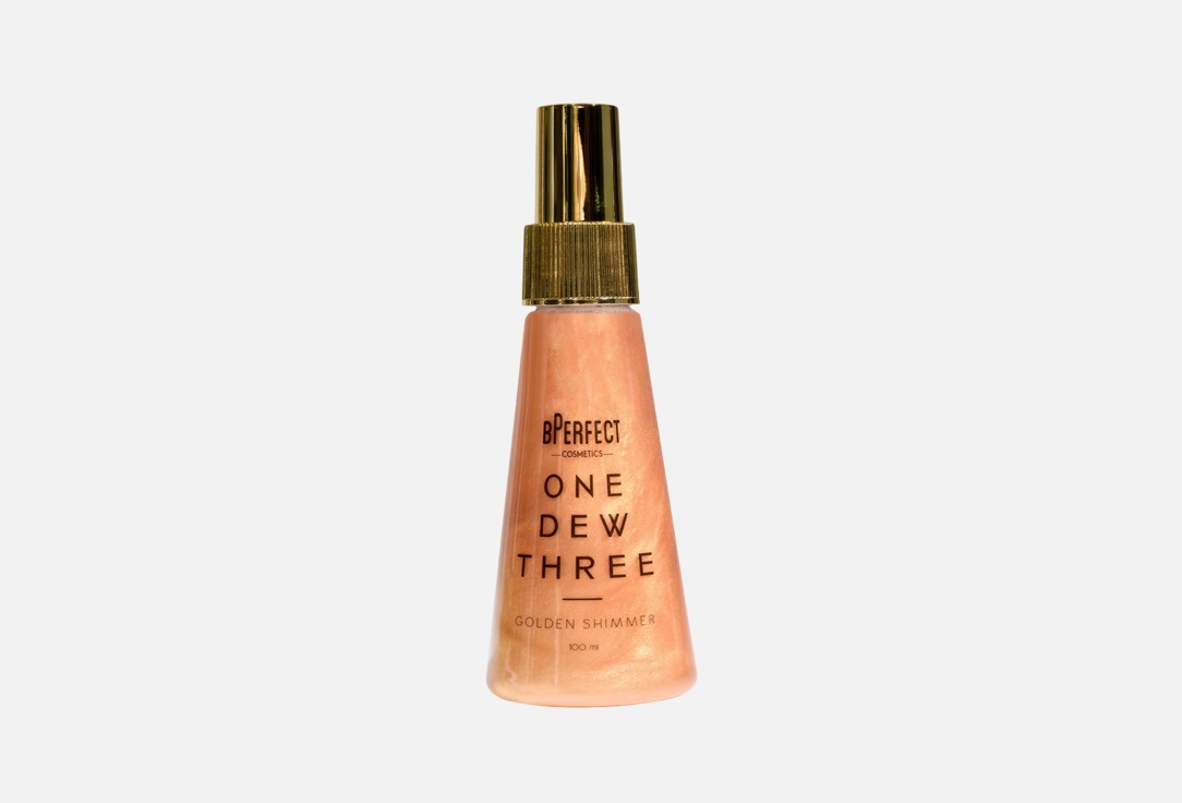 BPerfect Shimmer Face Spray One Dew Three Golden 100 ml BPerfect Shimmer Face Spray One Dew Three