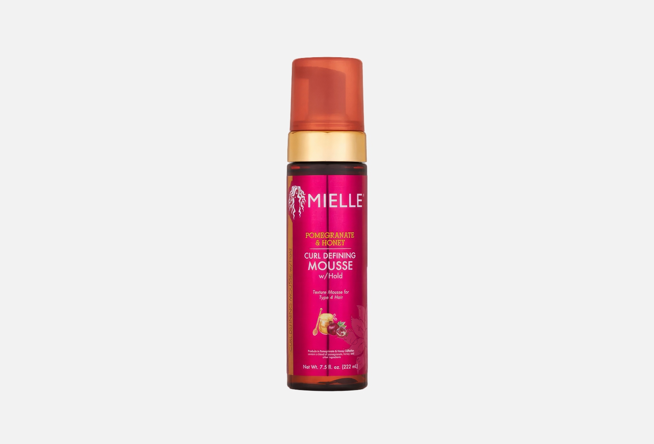Pomegranate & Honey Curl Defining Mousse with Hold 222