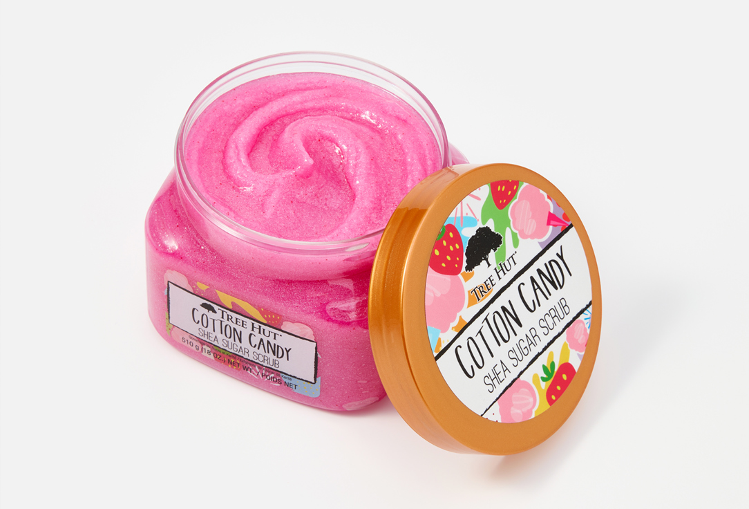 Tree Hut Smoothing Body Scrub Cotton Candy 510 g Tree Hut Smoothing Body Scrub Cotton Candy