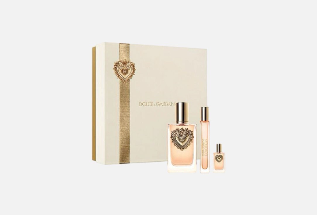 Dolce & Gabbana Eau de Parfum Gift Set Devotion 3 pcs Dolce & Gabbana Eau de Parfum Gift Set Devotion