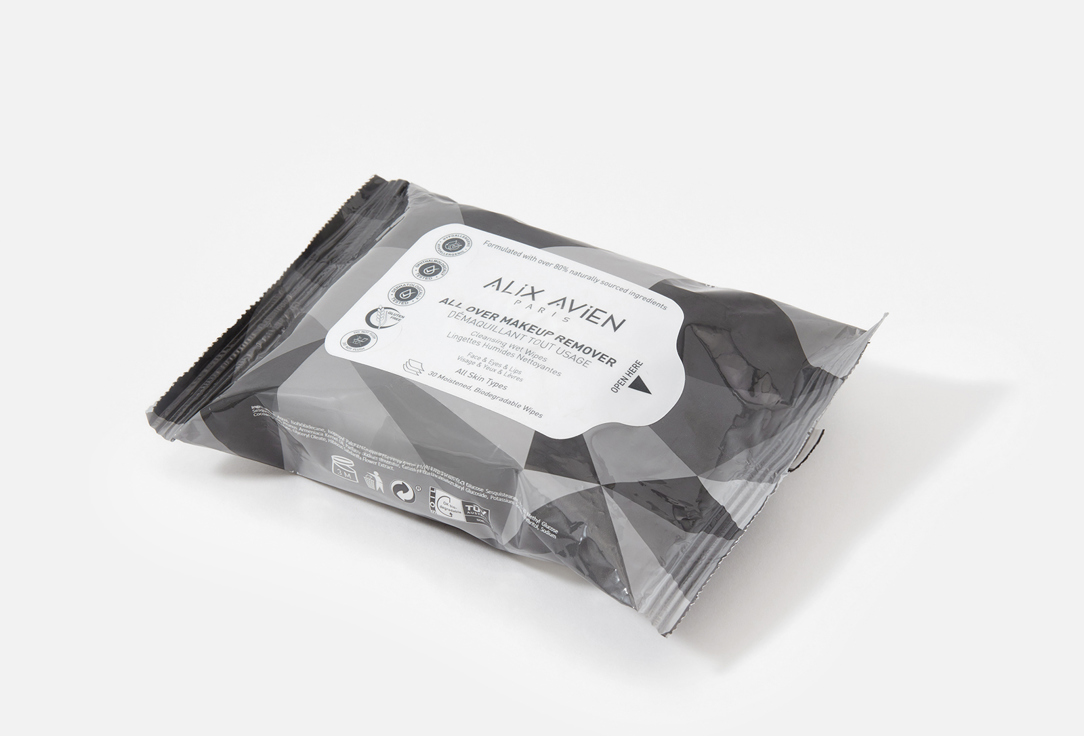 ALIX AVIEN Makeup Remover Wet Wipes All Over 30 pairs ALIX AVIEN Makeup Remover Wet Wipes All Over