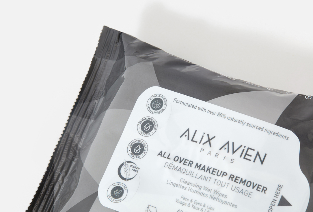 ALIX AVIEN Makeup Remover Wet Wipes All Over 30 pairs ALIX AVIEN Makeup Remover Wet Wipes All Over