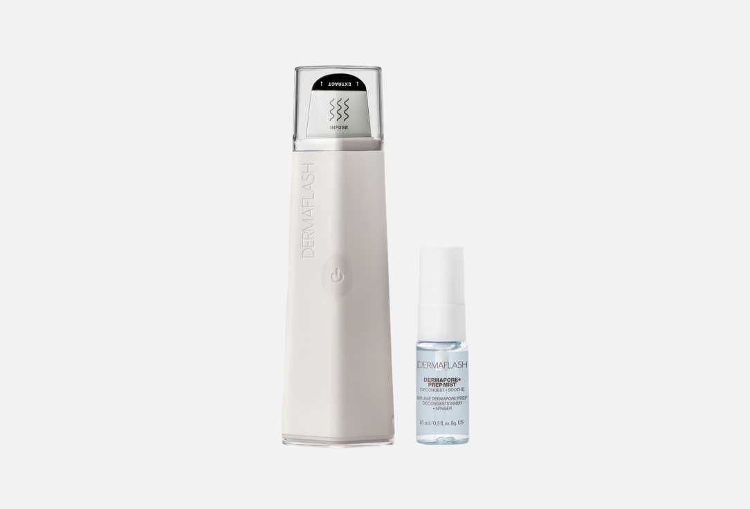 DermaFlash Ultrasonic Pore Cleanser & Skincare Infuser Set DERMAPORE+