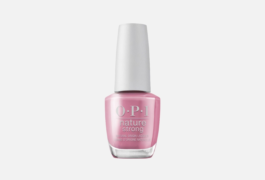 OPI Glossy Nail Polish Nature Strong OPI Nature Strong Lacquer - Knowledge is Flower - Pink 15ml 15 ml OPI Glossy Nail Polish Nature Strong