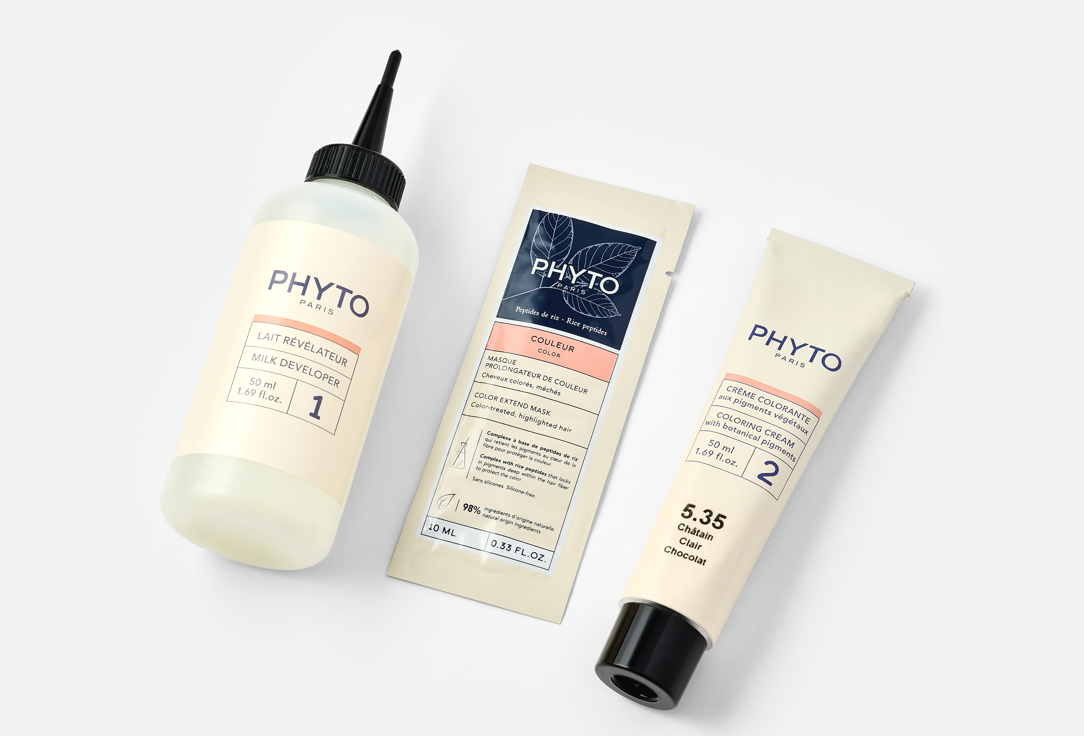 PHYTO Hair Dye Phytocolor 5.35, Choclate light brown 112 ml PHYTO Hair Dye Phytocolor