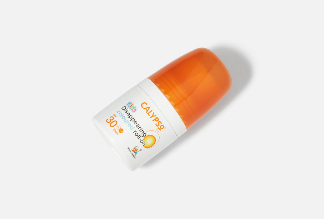 Calypso Sunscreen Roll-On Lotion SPF 30 Kids Colored
