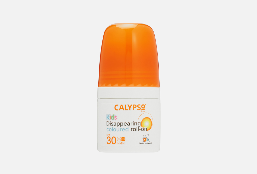 Calypso Sunscreen Roll-On Lotion SPF 30 Kids Colored