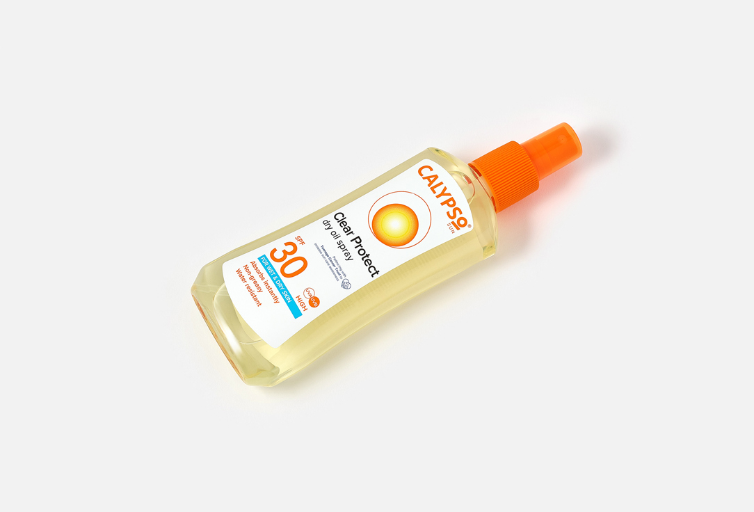 Calypso sunscreen spray oil SPF30 Dry oil