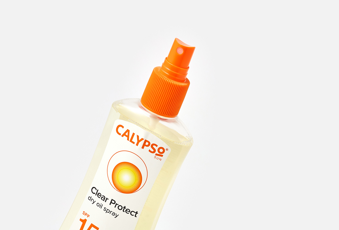 Calypso sunscreen spray oil SPF15 Dry oil