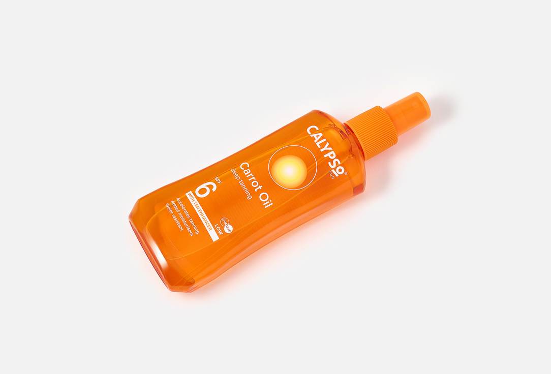 Calypso Carrot oil tanning spray SPF6 Carrot