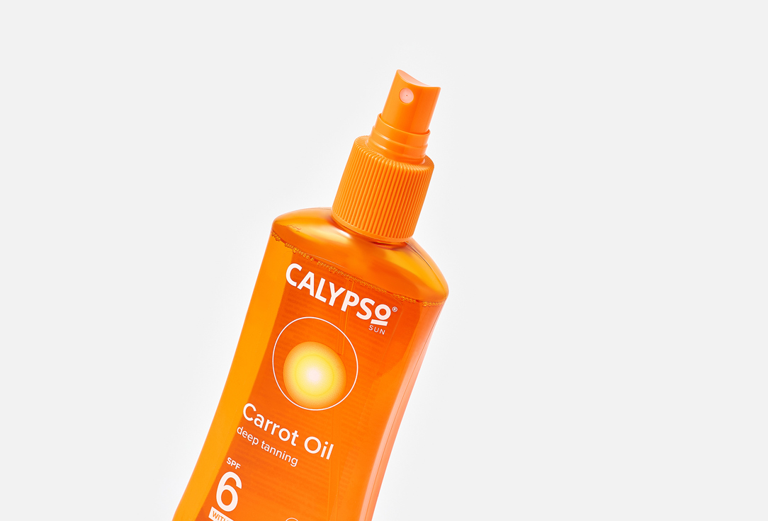 Calypso Carrot oil tanning spray SPF6 Carrot