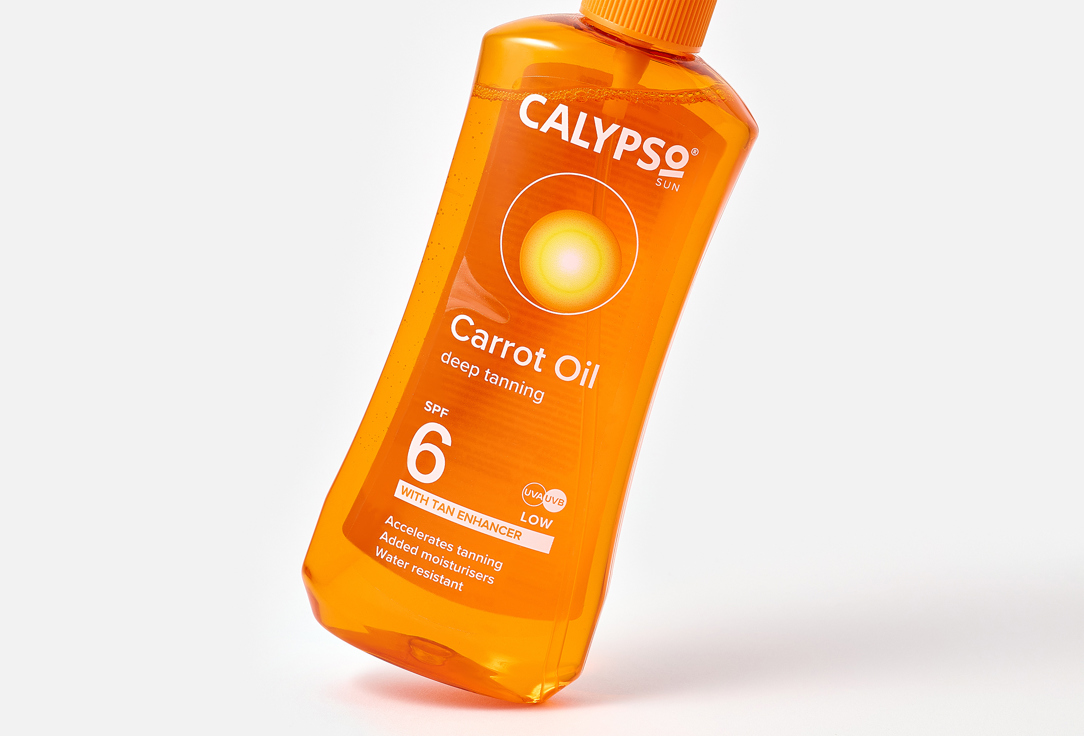 Calypso Carrot oil tanning spray SPF6 Carrot