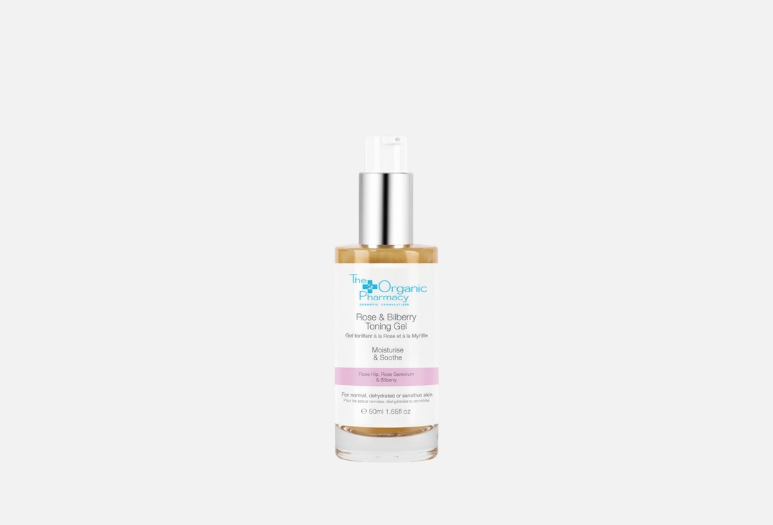 The Organic Pharmacy Toning Gel Rose & Bilberry 50 ml The Organic Pharmacy Toning Gel Rose & Bilberry