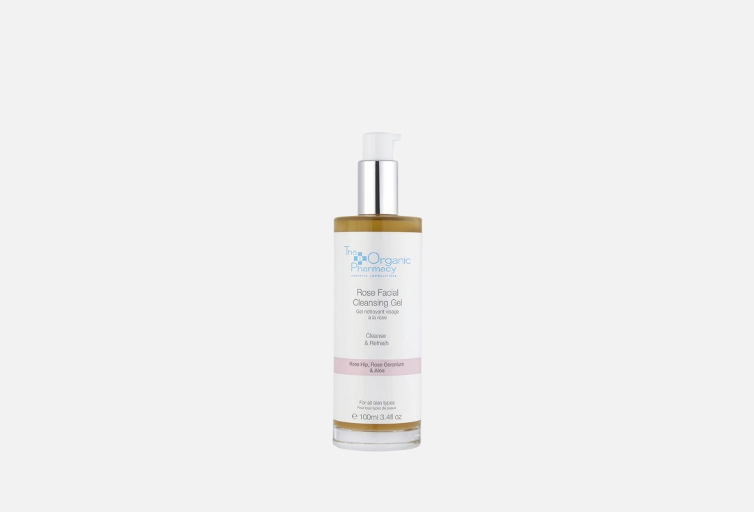The Organic Pharmacy Face Cleansing Gel Rose 100 ml The Organic Pharmacy Face Cleansing Gel Rose