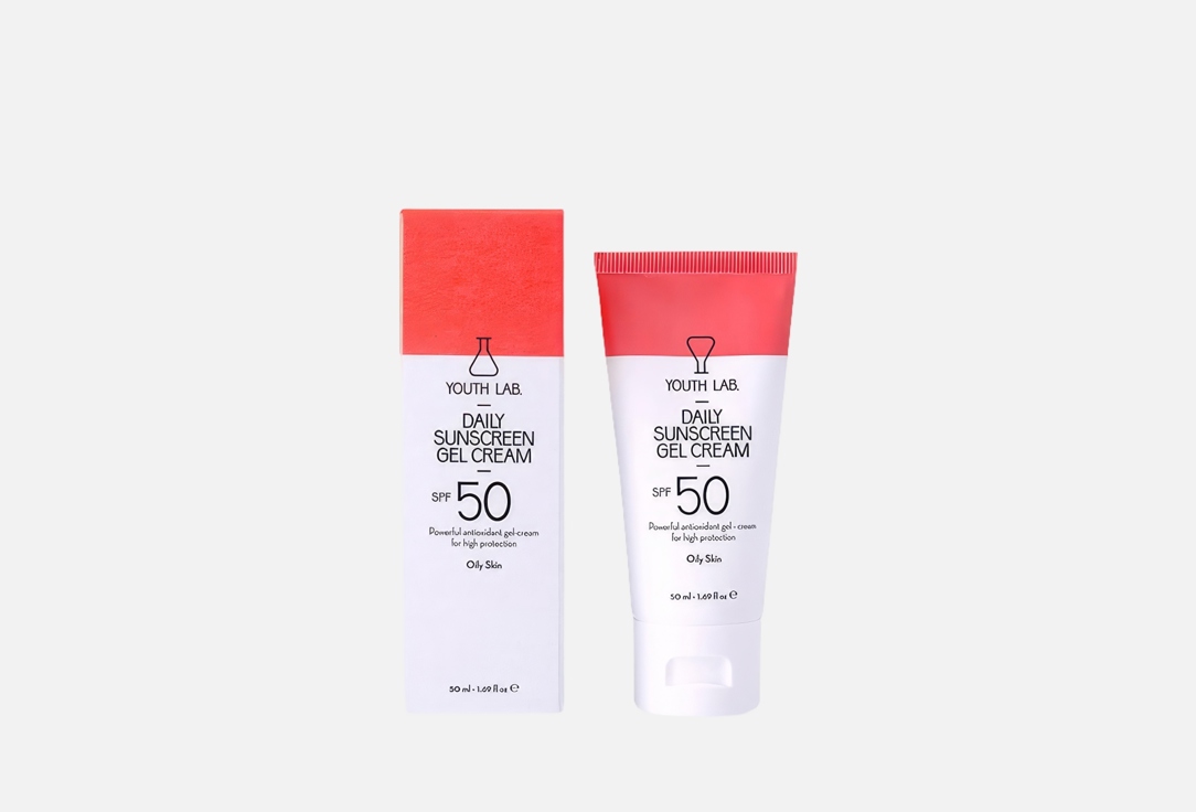 Youth Lab Daily Sunscreen Gel Cream SPF 50 Powerfull Antioxidant 50 ml Youth Lab Daily Sunscreen Gel Cream SPF 50 Powerfull Antioxidant
