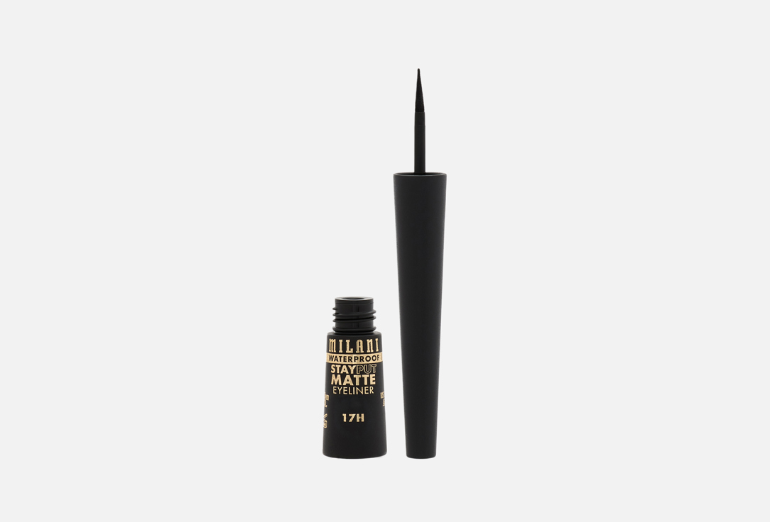 MILANI Waterproof Liquid Eyeliner Stay Put 150, Black 1.1 ml MILANI Waterproof Liquid Eyeliner Stay Put