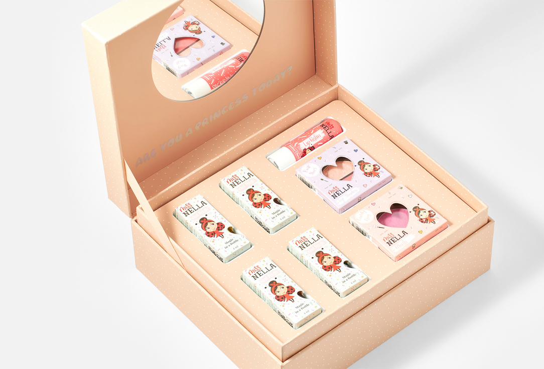 Miss Nella Beauty set for kids Princess Case 7 pcs Miss Nella Beauty set for kids Princess Case