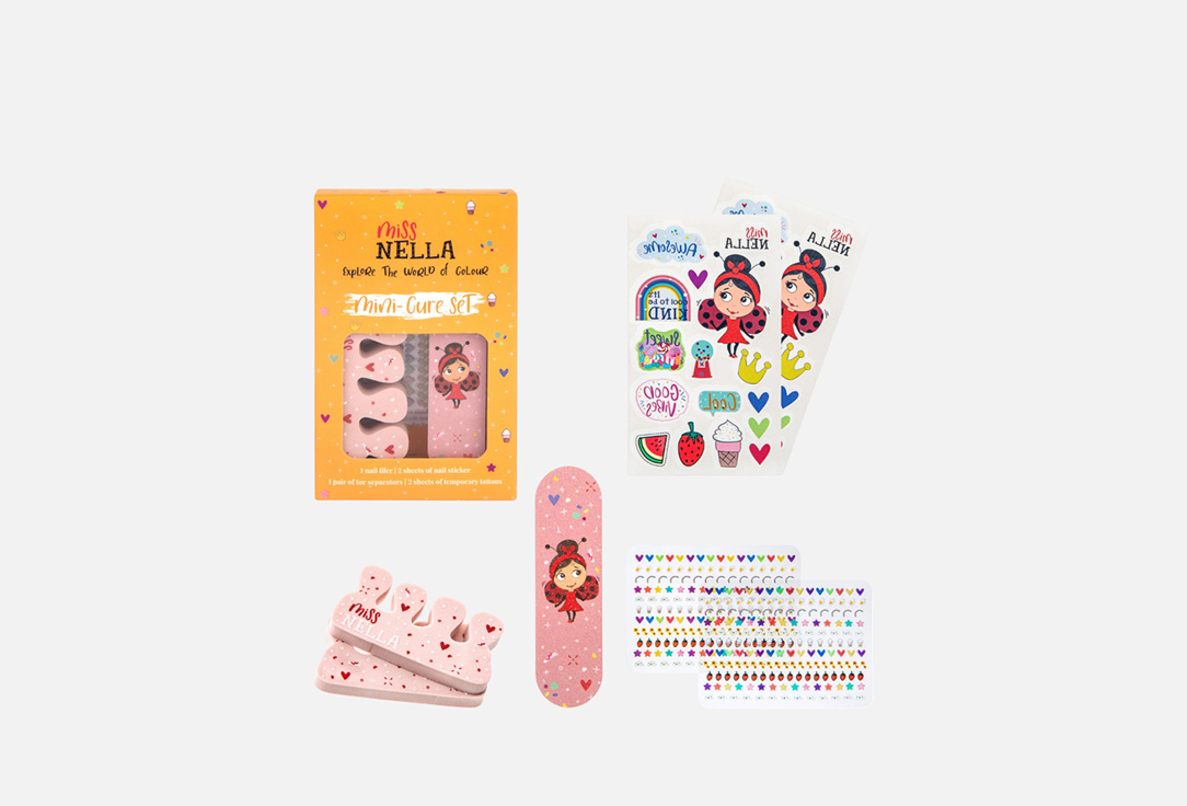Miss Nella Nail and Accessories Set Mini-cure 7 pcs Miss Nella Nail and Accessories Set Mini-cure