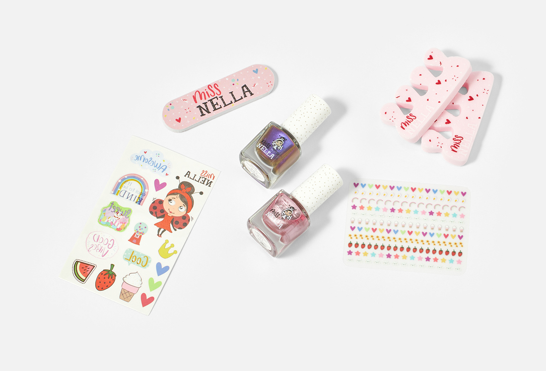 Miss Nella Beauty set for nails Metallic Manicute