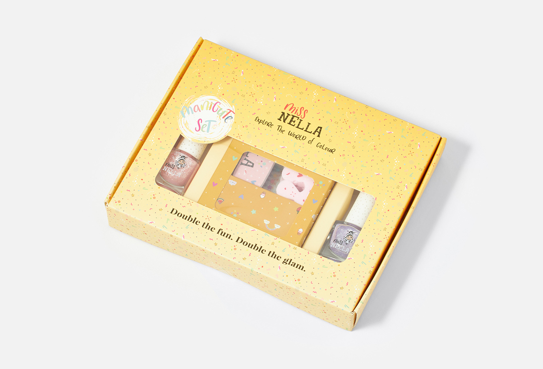 Miss Nella Beauty set for nails Glitter Manicute 9 pcs Miss Nella Beauty set for nails Glitter Manicute