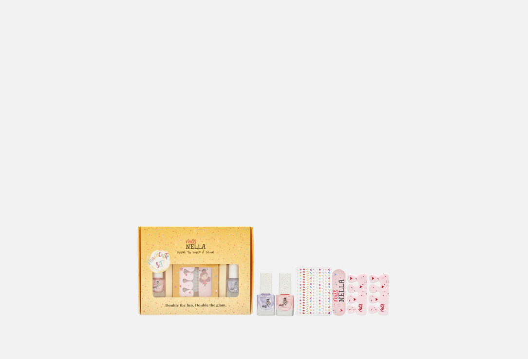 Miss Nella Beauty set for nails Glitter Manicute 9 pcs Miss Nella Beauty set for nails Glitter Manicute