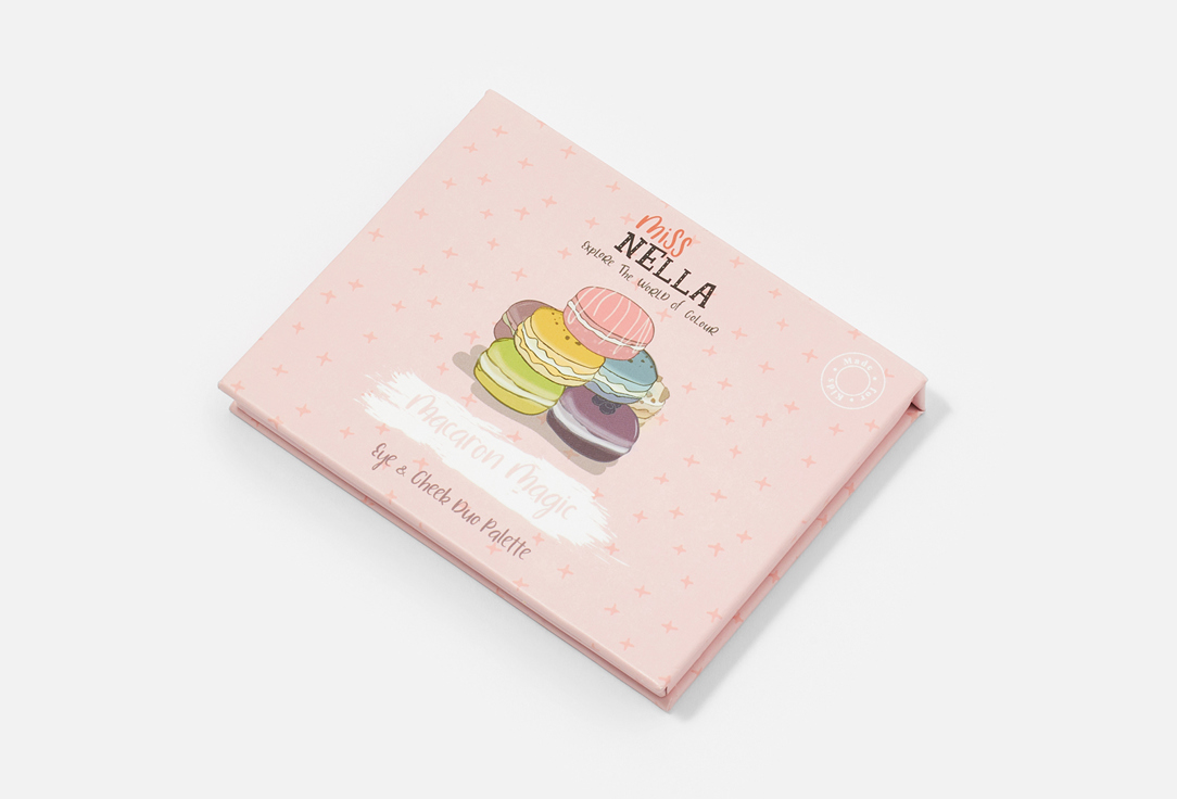 Miss Nella Eye And cheek Palette Macaron Magic 18 g Miss Nella Eye And cheek Palette Macaron Magic