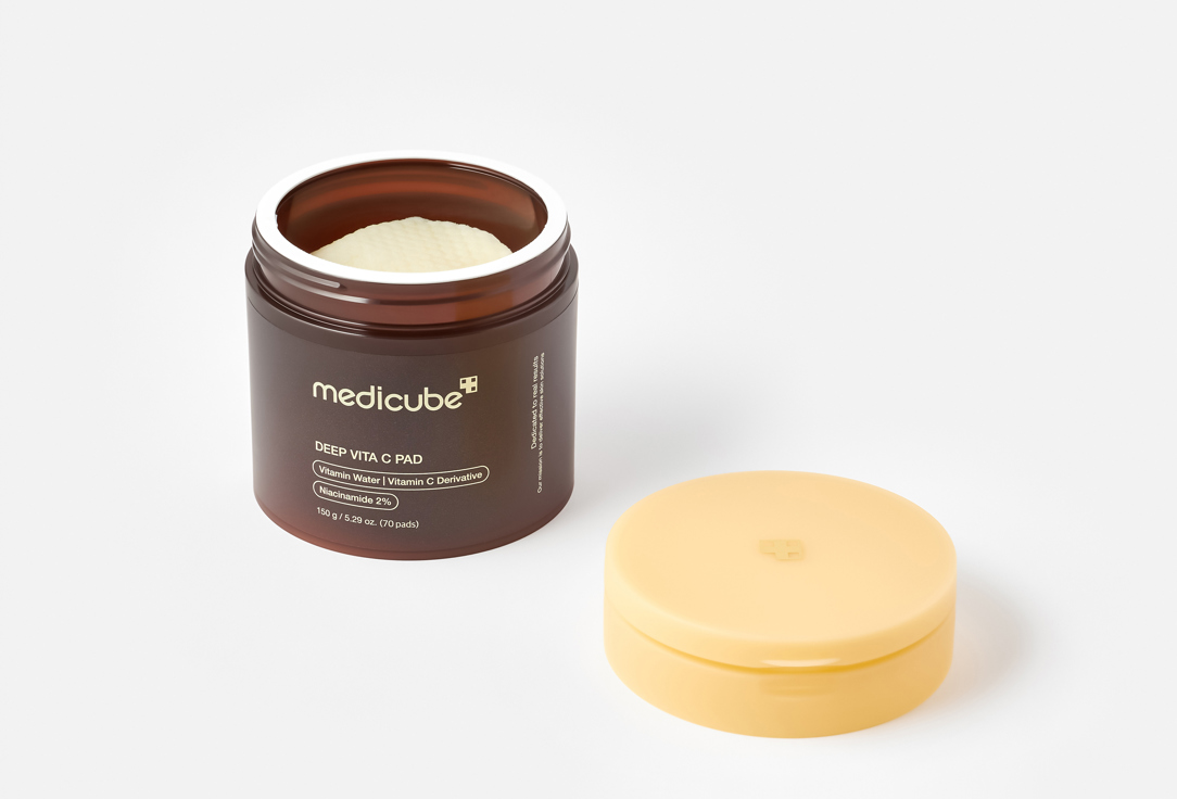Medicube Осветляющие тонер пэды для лица Deep Vita C Pad