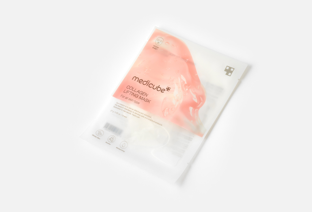 Medicube Nourishing & Hydrating Face Sheet Mask Collagen Lifting Mask 1 pcs Medicube Nourishing & Hydrating Face Sheet Mask Collagen Lifting Mask