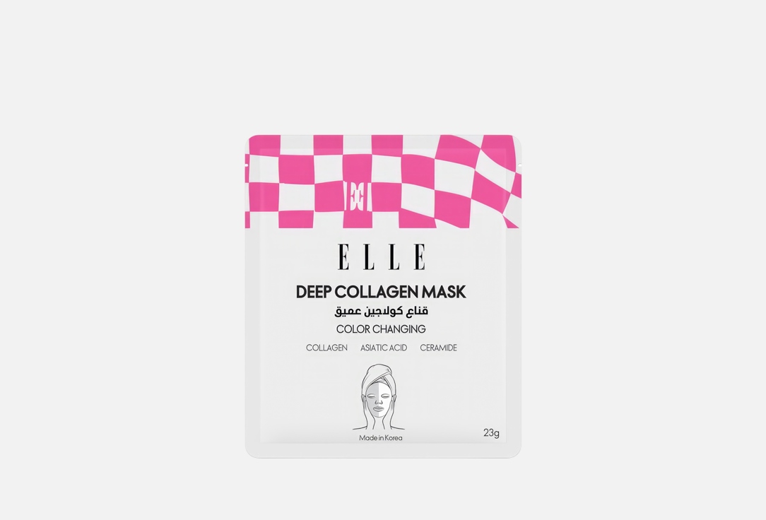 ELLE skincare Face Mask Deep Collagen 1 pcs ELLE skincare Face Mask Deep Collagen