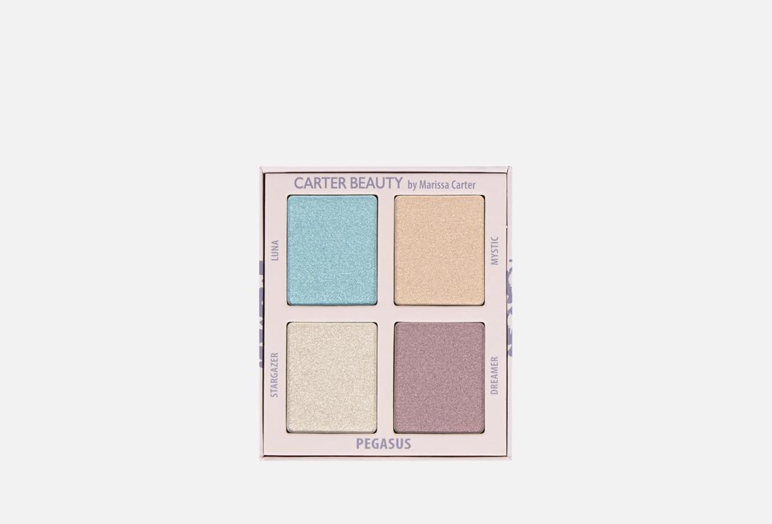 CARTER BEAUTY Compact Highlighter Palette Mini Highlighter Palette Pegasus 15.3 g CARTER BEAUTY Compact Highlighter Palette Mini Highlighter Palette