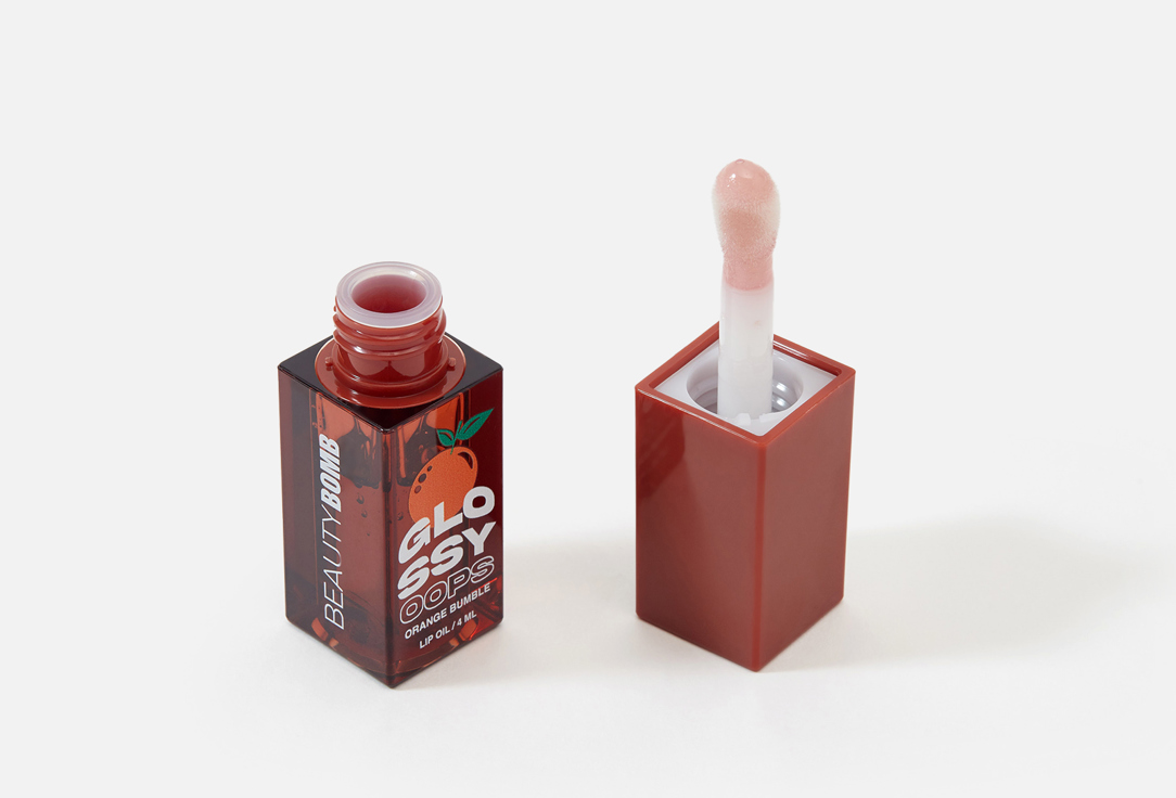 Beauty Bomb Lip oil Glossy oops 02, Orange bumble 4 ml Beauty Bomb Lip oil Glossy oops