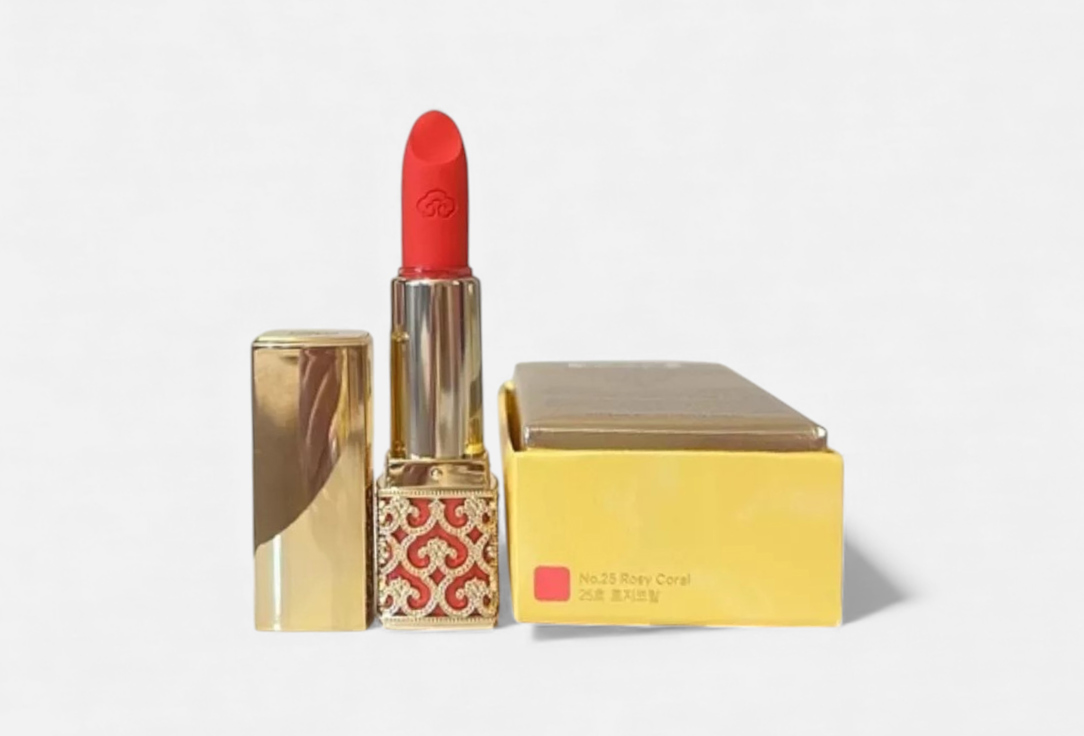 THE WHOO hydrating lipstick Gong jin hyang: Mi Luxury Lip Rouge 25, Rosy coral 3.5 g THE WHOO hydrating lipstick Gong jin hyang: Mi Luxury Lip Rouge
