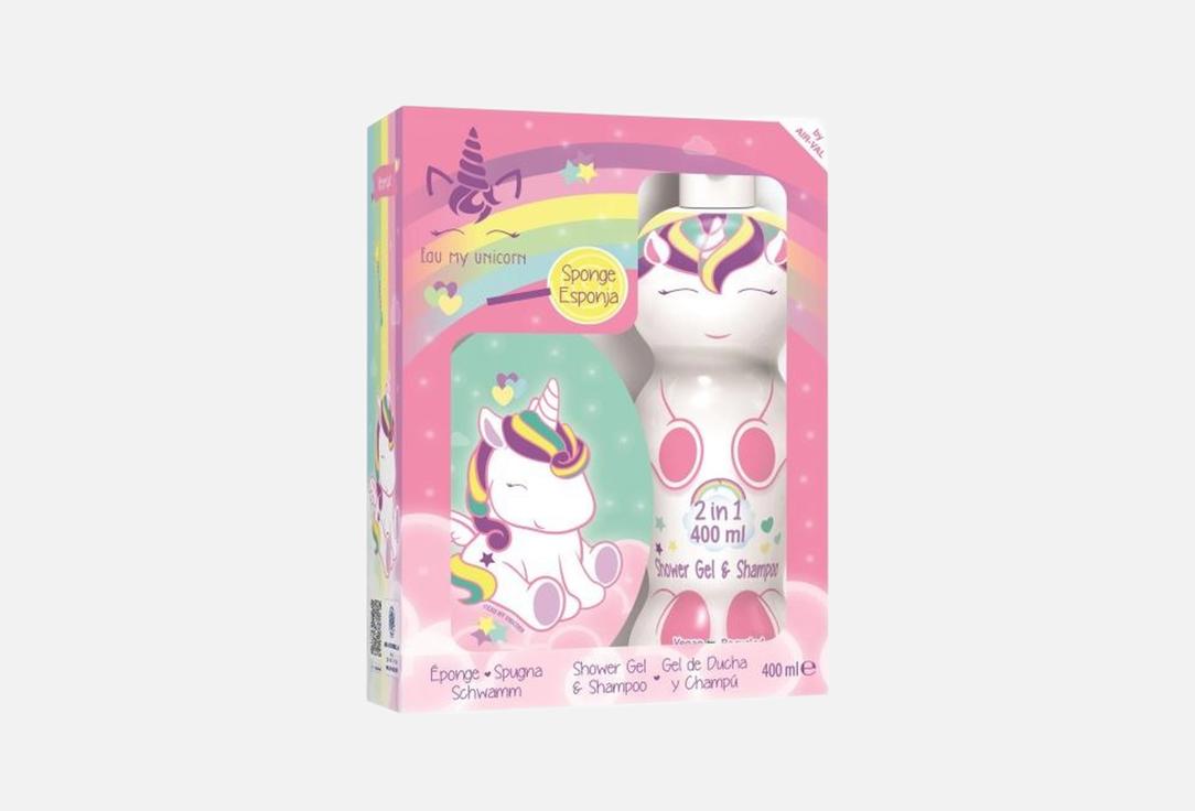 Air-Val Shower Gel and Shampoo 2in1 & Sponge Set Eau my Unicorn 1D 2 pcs Air-Val Shower Gel and Shampoo 2in1 & Sponge Set Eau my Unicorn 1D