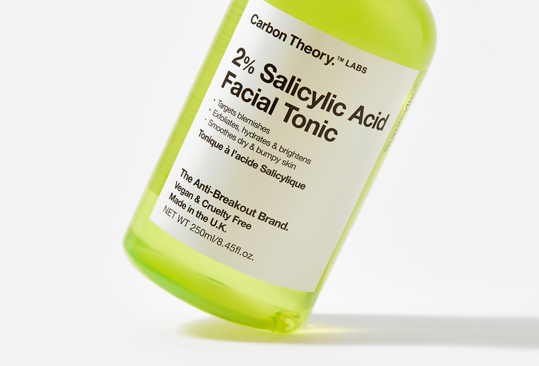 CARBON THEORY Exfoliating Face Tonic for problematic skin 2% Salicylic Acid 250 ml CARBON THEORY Exfoliating Face Tonic for problematic skin 2% Salicylic Acid