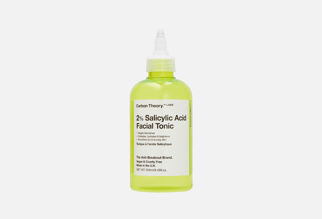 CARBON THEORY Exfoliating Face Tonic for problematic skin 2% Salicylic Acid 250 ml CARBON THEORY Exfoliating Face Tonic for problematic skin 2% Salicylic Acid