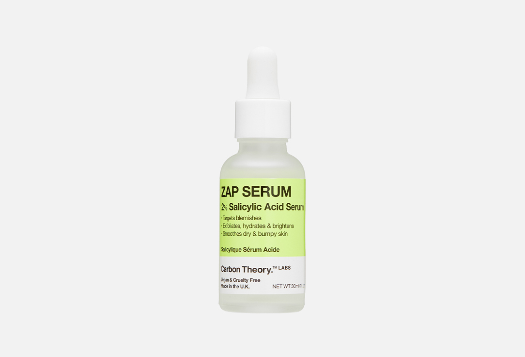 CARBON THEORY Pore-Minimizing & Exfoliating Face Serum 2% Salicylic Acid 30 ml CARBON THEORY Pore-Minimizing & Exfoliating Face Serum 2% Salicylic Acid