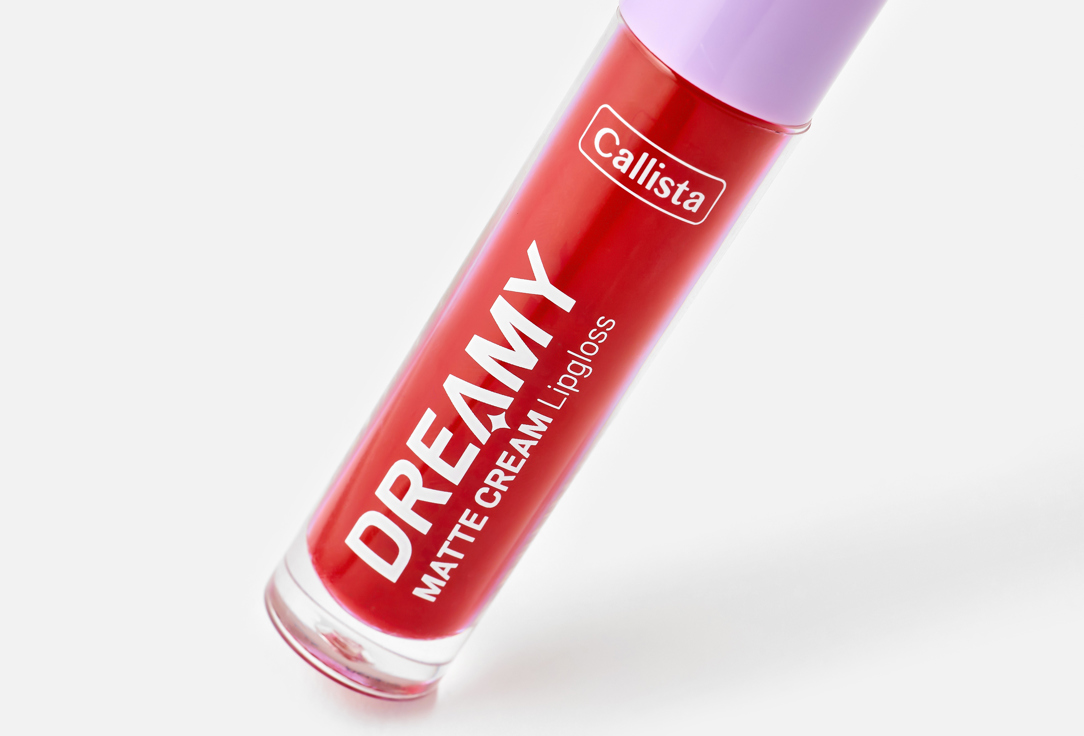 CALLISTA Matte Cream Lipgloss Dreamy 204, Hot girl check 4 ml CALLISTA Matte Cream Lipgloss Dreamy